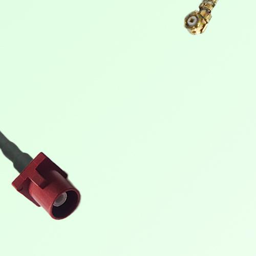 FAKRA SMB L 3002 carmin red Male Plug to IPEX Cable FAKRA SMB L 3002 carmin red Male Plug to IPEX Cable