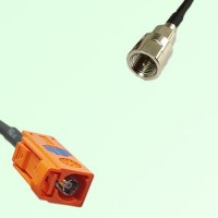 FAKRA SMB M 2003 pastel orange Female Jack to FME Male Plug Cable FAKRA SMB M 2003 pastel orange Female Jack to FME Male Plug Cable