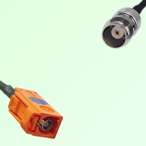 FAKRA SMB M 2003 pastel orange Female Jack to TNC Female Jack Cable FAKRA SMB M 2003 pastel orange Female Jack to TNC Female Jack Cable