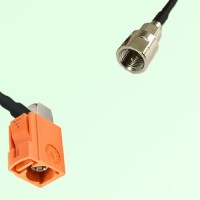 FAKRA SMB M 2003 pastel orange Female Jack RA to FME Male Plug Cable FAKRA SMB M 2003 pastel orange Female Jack RA to FME Male Plug Cable