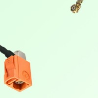 FAKRA SMB M 2003 pastel orange Female Jack RA to IPEX Cable FAKRA SMB M 2003 pastel orange Female Jack RA to IPEX Cable