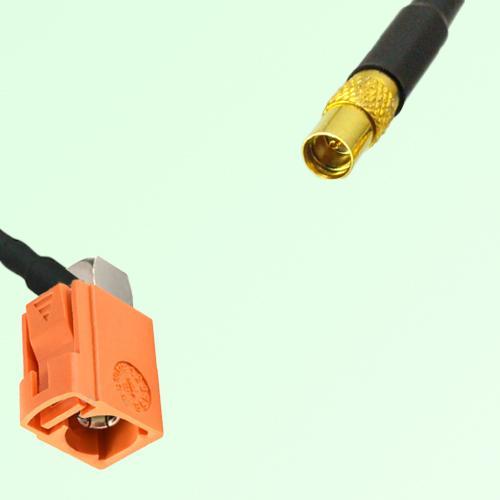 FAKRA SMB M 2003 pastel orange Female Jack RA to MMCX Female Cable FAKRA SMB M 2003 pastel orange Female Jack RA to MMCX Female Cable