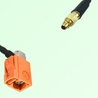 FAKRA SMB M 2003 pastel orange Female Jack RA to MMCX Male Plug Cable FAKRA SMB M 2003 pastel orange Female Jack RA to MMCX Male Plug Cable