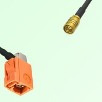 FAKRA SMB M 2003 pastel orange Female Jack RA to SMB Female Jack Cable FAKRA SMB M 2003 pastel orange Female Jack RA to SMB Female Jack Cable