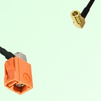 FAKRA SMB M 2003 pastel orange Female Jack RA to SMB Female RA Cable FAKRA SMB M 2003 pastel orange Female Jack RA to SMB Female RA Cable
