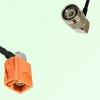 FAKRA SMB M 2003 pastel orange Female RA to TNC Male RA Cable FAKRA SMB M 2003 pastel orange Female RA to TNC Male RA Cable