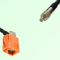 FAKRA SMB M 2003 pastel orange Female Jack RA to TS9 Female Jack Cable FAKRA SMB M 2003 pastel orange Female Jack RA to TS9 Female Jack Cable