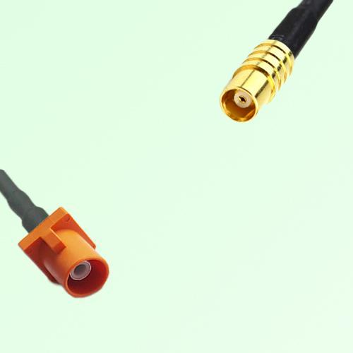 FAKRA SMB M 2003 pastel orange Male Plug to MCX Female Jack Cable