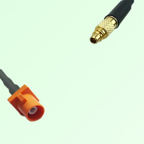 FAKRA SMB M 2003 pastel orange Male Plug to MMCX Male Plug Cable