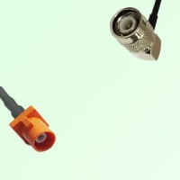 FAKRA SMB M 2003 pastel orange Male Plug to TNC Male Plug RA Cable FAKRA SMB M 2003 pastel orange Male Plug to TNC Male Plug RA Cable