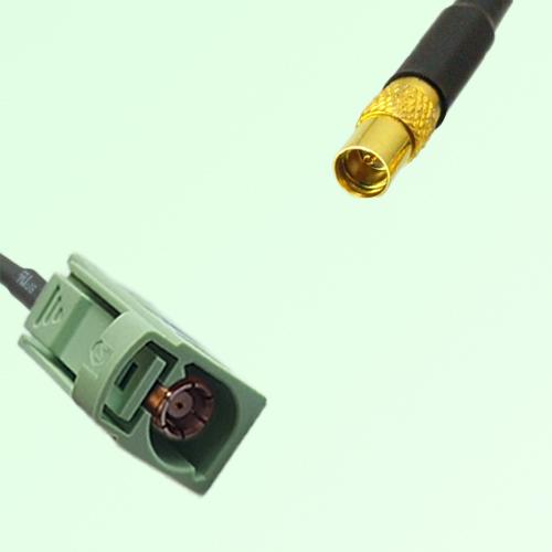 FAKRA SMB N 6019 pastel green Female Jack to MMCX Female Jack Cable FAKRA SMB N 6019 pastel green Female Jack to MMCX Female Jack Cable