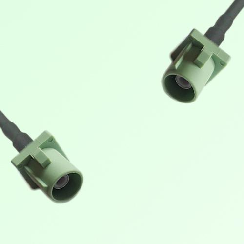 FAKRA SMB N 6019 pastel green Male to N 6019 pastel green Male Cable FAKRA SMB N 6019 pastel green Male to N 6019 pastel green Male Cable