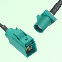 FAKRA SMB Z 5021 Water Blue Female to Z 5021 Water Blue Male Cable FAKRA SMB Z 5021 Water Blue Female to Z 5021 Water Blue Male Cable