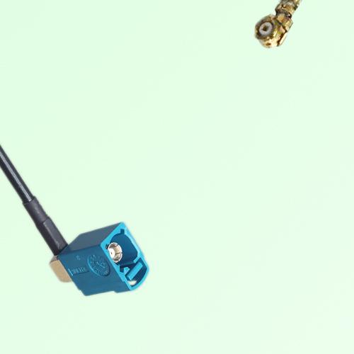 FAKRA SMB Z 5021 Water Blue Female Jack RA to IPEX Cable FAKRA SMB Z 5021 Water Blue Female Jack RA to IPEX Cable