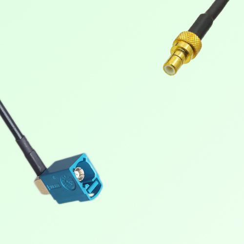 FAKRA SMB Z 5021 Water Blue Female Jack RA to SMB Male Plug Cable FAKRA SMB Z 5021 Water Blue Female Jack RA to SMB Male Plug Cable