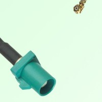 FAKRA SMB Z 5021 Water Blue Male Plug to IPEX Cable