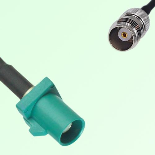FAKRA SMB Z 5021 Water Blue Male Plug to TNC Female Jack Cable
