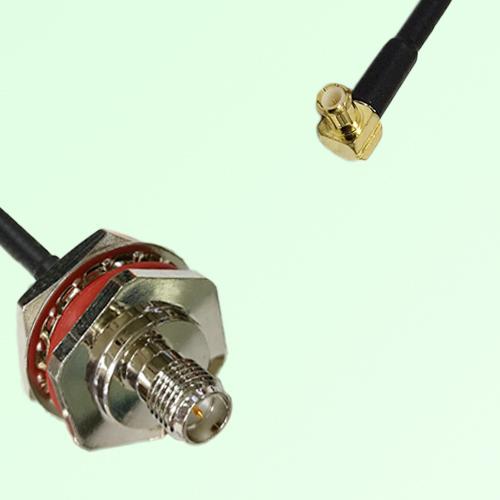 RP SMA Bulkhead Female M16 1.0mm thread to MCX Male RA RF Cable RP SMA Bulkhead Female M16 1.0mm thread to MCX Male RA RF Cable