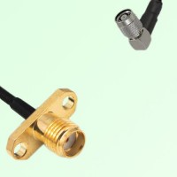 SMA Female 2 Hole Panel Mount to RP TNC Male RA  RF Cable Assembly