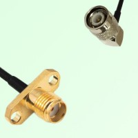 SMA Female 2 Hole Panel Mount to TNC Male RA  RF Cable Assembly