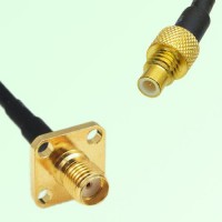SMA Female 4 Hole Panel Mount to SMC Male  RF Cable Assembly