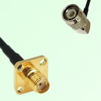 SMA Female 4 Hole Panel Mount to TNC Male RA  RF Cable Assembly