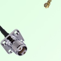 TNC Female 4 Hole Panel Mount to IPEX  RF Cable Assembly