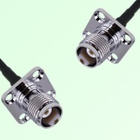 TNC Female Panel Mount to TNC Female Panel Mount  RF Cable Assembly