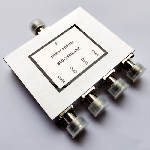 4 Way N Female Jack RF Power Splitter/Divider 380-2500MHz 4 Way N Female Jack RF Power Splitter/Divider 380-2500MHz
