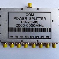 8 Way SMA Female Jack RF Power Splitter/Divider 2000-6000MHz