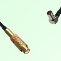 RCA Female to DVB-T TV Male Right Angle RF Cable Assembly