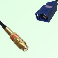 RCA Female to FAKRA SMB C Female RF Cable Assembly