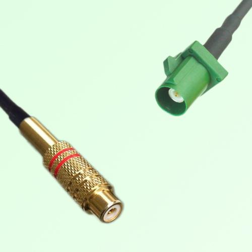 RCA Female to FAKRA SMB E Male RF Cable Assembly RCA Female to FAKRA SMB E Male RF Cable Assembly