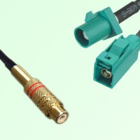 RCA Female to FAKRA SMB Z Type Male and Female Y Type Cable Assembly