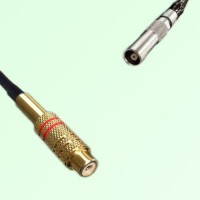RCA Female to Lemo FFA 00S Female RF Cable Assembly