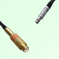 RCA Female to Lemo FFA 00S Male RF Cable Assembly