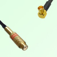 RCA Female to MCX Female Right Angle RF Cable Assembly