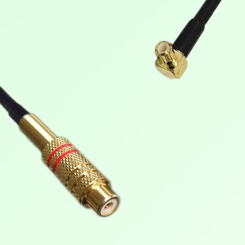 RCA Female to MCX Male Right Angle RF Cable Assembly RCA Female to MCX Male Right Angle RF Cable Assembly