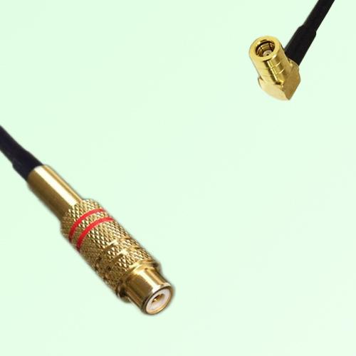 RCA Female to SMB Female Right Angle RF Cable Assembly