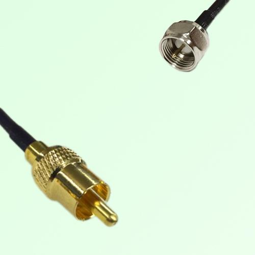 RCA Male to F Male RF Cable Assembly RCA Male to F Male RF Cable Assembly