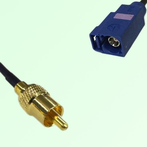 RCA Male to FAKRA SMB C Female RF Cable Assembly RCA Male to FAKRA SMB C Female RF Cable Assembly