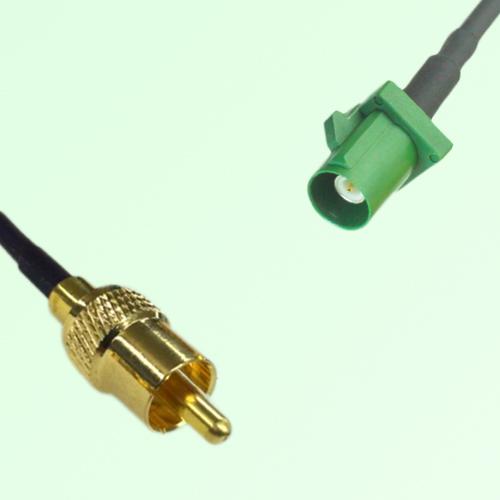 RCA Male to FAKRA SMB E Male RF Cable Assembly
