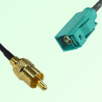 RCA Male to FAKRA SMB Z Female RF Cable Assembly