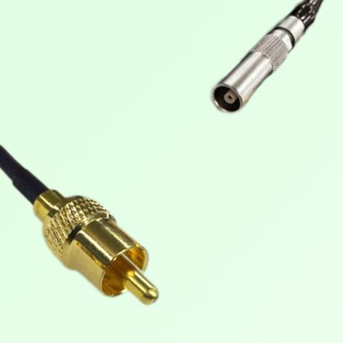 RCA Male to Lemo FFA 00S Female RF Cable Assembly