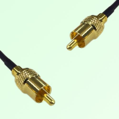 RCA Male to RCA Male RF Cable Assembly RCA Male to RCA Male RF Cable Assembly