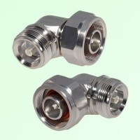 Low PIM Adapter R/A 4.1/9.5 Mini DIN Female to 4.1/9.5 Mini DIN Male Low PIM Adapter R/A 4.1/9.5 Mini DIN Female to 4.1/9.5 Mini DIN Male