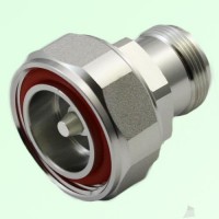 Low PIM Adapter 4.1/9.5 Mini DIN Female to 7/16 DIN Male Low PIM Adapter 4.1/9.5 Mini DIN Female to 7/16 DIN Male