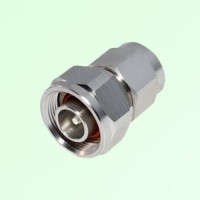 Low PIM Adapter 4.1/9.5 Mini DIN Male Plug to N Male Plug