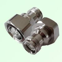 Low PIM Adapter 4.3/10 Mini DIN Female to 7/16 DIN Male Low PIM Adapter 4.3/10 Mini DIN Female to 7/16 DIN Male