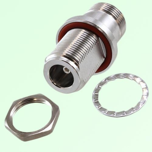 Low PIM Adapter Bulkhead N Female Jack to N Female Jack Low PIM Adapter Bulkhead N Female Jack to N Female Jack